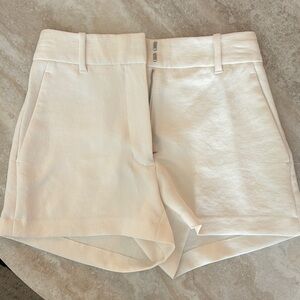 Wilfred High Waist Cream Shorts